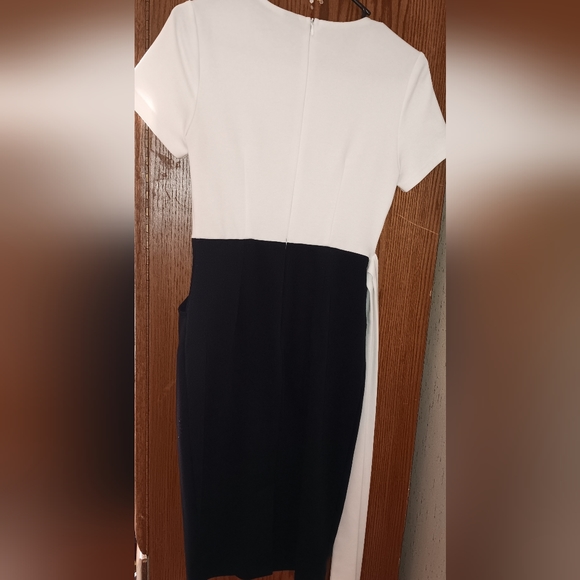 Vfshow Vfemage Women's 2 piece, tie waisted dress, Black and White, XS - Picture 2 of 9